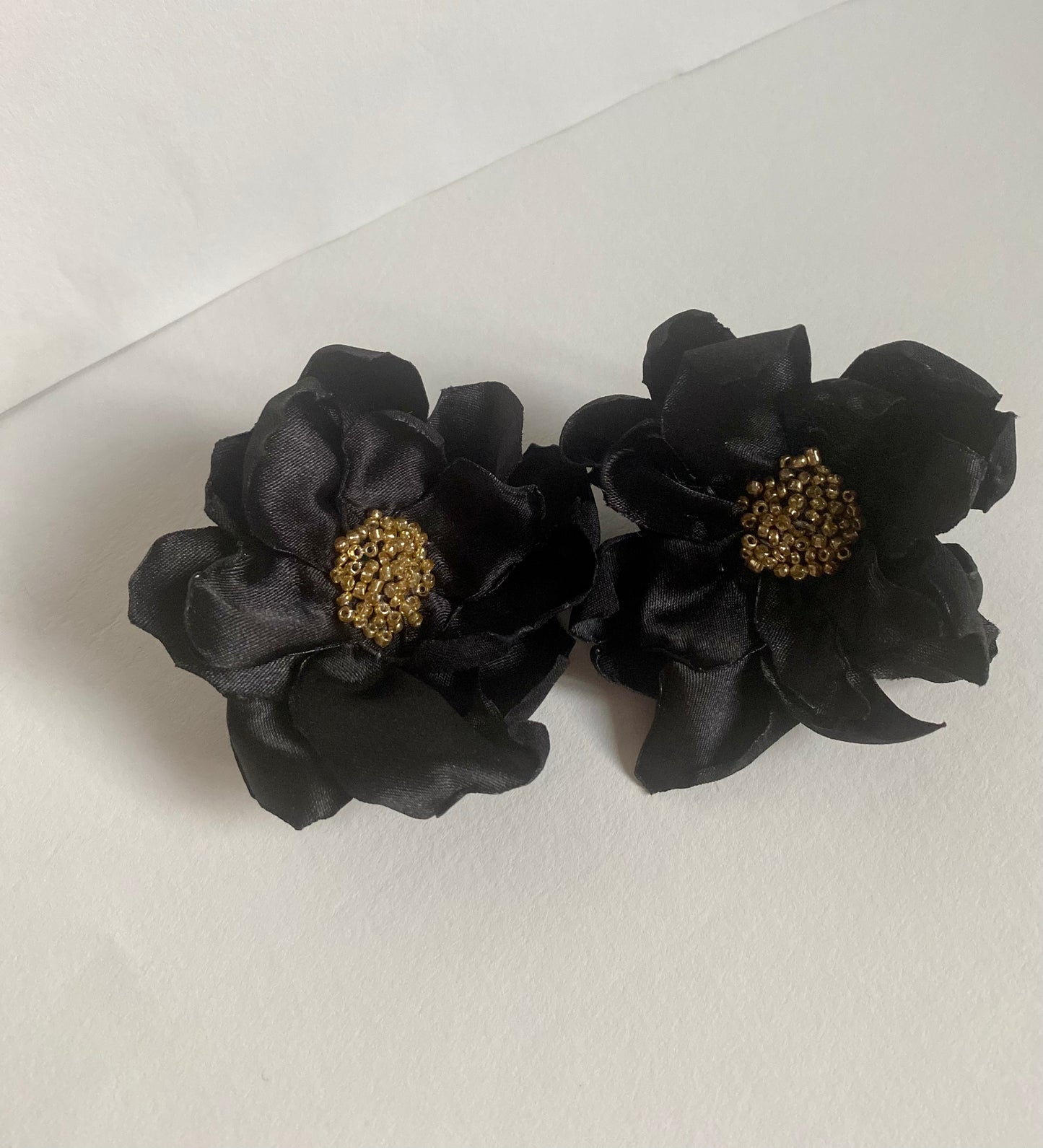 BOUCLES ANÉMONE NOIRES